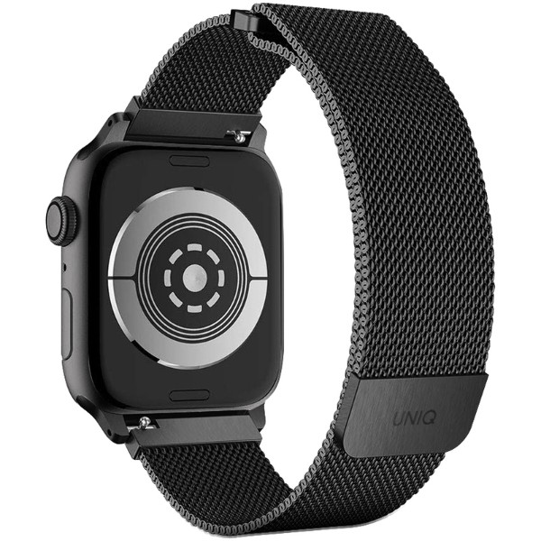 Фото - Ремешок для смарт-часов Uniq Dante Apple Watch Series 1/2/3/4/5/6/7/8/9/SE/SE2 42/44/45mm Stainless Steel graphite (8886463675786)