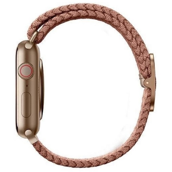 Фото - Ремінець для смарт-годинника Uniq Aspen Apple Watch 44/42/45mm Series 1/2/3/4/5/6/7/8/9/SE/SE2 Braided grapefruit pink (8886463677117)