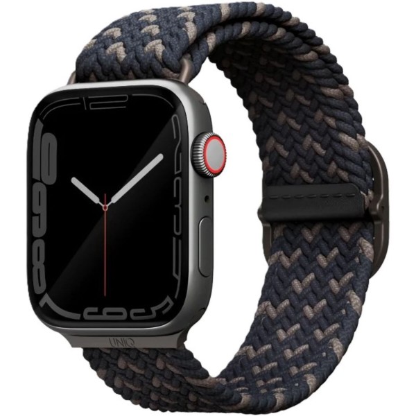 Фото - Ремешок для смарт-часов Uniq Aspen Apple Watch 44/42/45mm Series 1/2/3/4/5/6/7/8/9/SE/SE2 Braided obsidian blue (8886463679487) Фото - Ремешок для смарт-часов Uniq Aspen Apple Watch 44/42/45mm Series 1/2/3/4/5/6/7/8/9/SE/SE2 Braided obsidian blue (8886463679487)