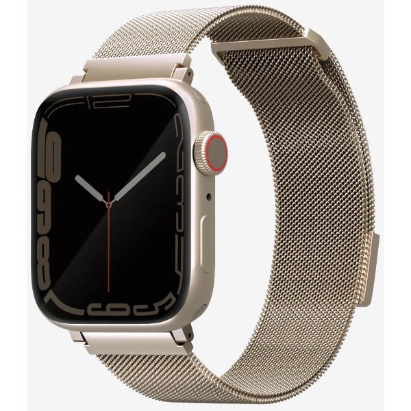 Фото - Ремешок для смарт-часов Uniq Dante Apple Watch Series 1/2/3/4/5/6/7/8/9/SE/SE2 42/44/45mm Stainless Steel starlight (8886463679531) Фото - Ремешок для смарт-часов Uniq Dante Apple Watch Series 1/2/3/4/5/6/7/8/9/SE/SE2 42/44/45mm Stainless Steel starlight (8886463679531)