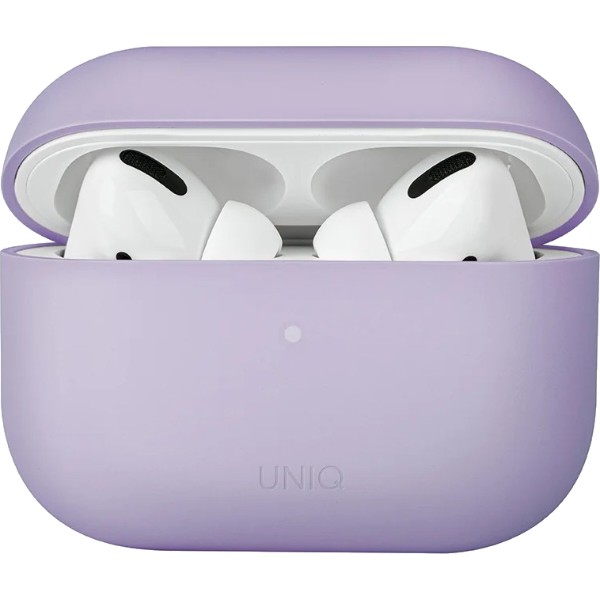 Фото - Чохол для навушників Uniq Lino AirPods Pro 2 gen Silicone (2022/2023) lilac lavender (8886463683569)