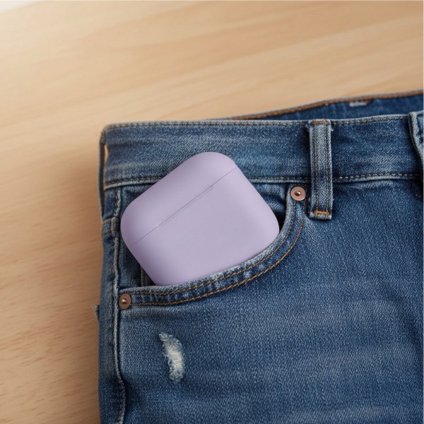 Фото - Чохол для навушників Uniq Lino AirPods Pro 2 gen Silicone (2022/2023) lilac lavender (8886463683569)
