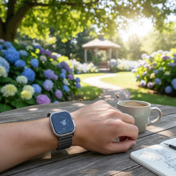 Фото - Ремінець для смарт-годинника Uniq Revix Premium Apple Watch Series 1-9/SE/SE2/Ultra/Ultra 2 42/44/45/49mm Magnetic Leather charcoal-grey (8886463684283)