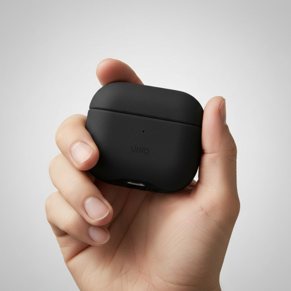 Фото - Чехол для наушников Uniq for Lyden DS AirPods 4 Dallas Black (8886463691328)