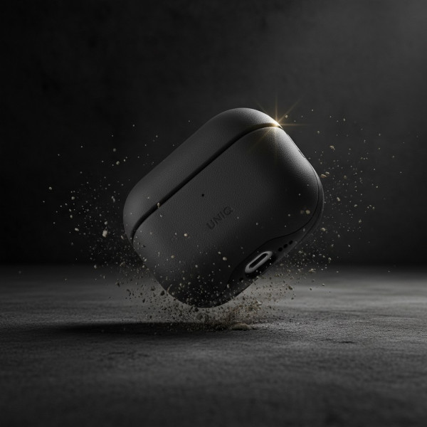 Фото - Чехол для наушников Uniq for Lyden DS AirPods 4 Dallas Black (8886463691328)