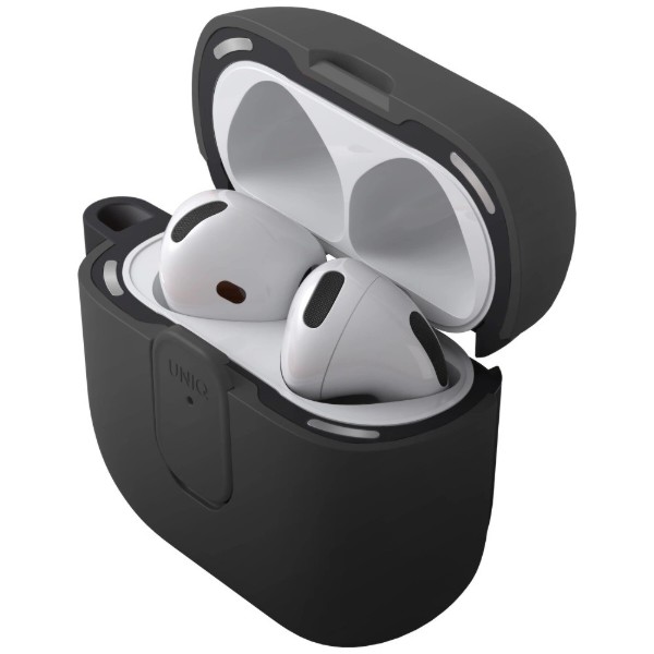 Фото - Чехол для наушников Uniq Clyde for AirPods 4 Lock Case черный CLYCHRDGRY (8886463693193)