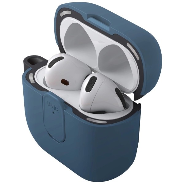 Фото - Чехол для наушников Uniq Clyde for AirPods 4 Lock Case голубой CLYRBUDGRY (8886463693209)