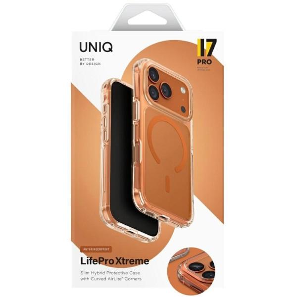 Фото - Чехол для смартфона Uniq for Xtreme iPhone 17 Pro Magclick Charging orange (8886463693995)