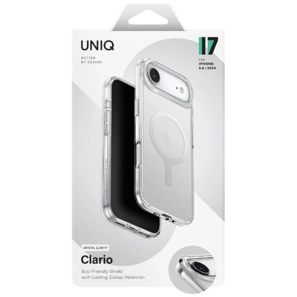 Фото - Чехол для смартфона Uniq Clario for iPhone 17 Air Magclick Charging CLARMLCLR (8886463694756)
