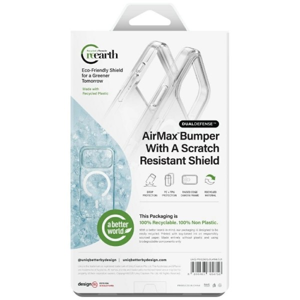 Фото - Чехол для смартфона Uniq Clario for iPhone 17 Air Magclick Charging CLARMLCLR (8886463694756)