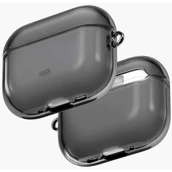 Фото - Чохол для навушників Uniq Glase for AirPods Pro 3 Сірий LSGSMK (8886463696804)