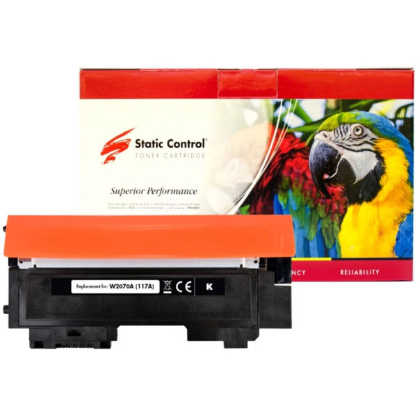 Фото - Картридж-тонер Static Control Parrot совместимый аналог HP W2070A (117A) black (002-01-S2070APB)