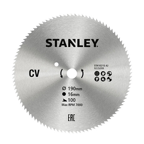 Фото - Диск пильний Stanley FATMAX 190 х 16 мм (STA15370)