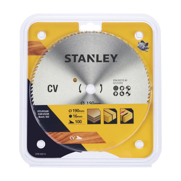 Фото - Диск пильний Stanley FATMAX 190 х 16 мм (STA15370)