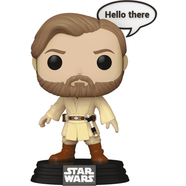Фото - Колекційна фігурка FUNKO POP Star Wars: Sayings - Obi-Wan Kenobi Hello There (889698835954)