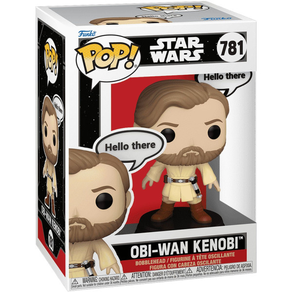 Фото - Колекційна фігурка FUNKO POP Star Wars: Sayings - Obi-Wan Kenobi Hello There (889698835954)