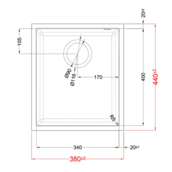 Фото - Мойка кухонная Elleci Q 100 Under Top Aluminium 79