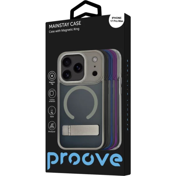 Фото - Чехол для смартфона Proove Mainstay Case with Magnetic Ring iPhone 17 Pro Max white (PCMCIP17PM14)
