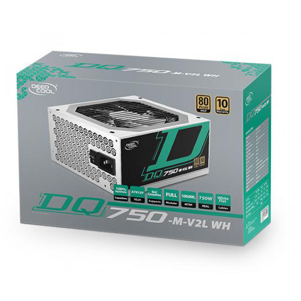 Фото - Блок живлення для ПК Deepcool 750W DQ750 (DQ750-M-V2L WH)