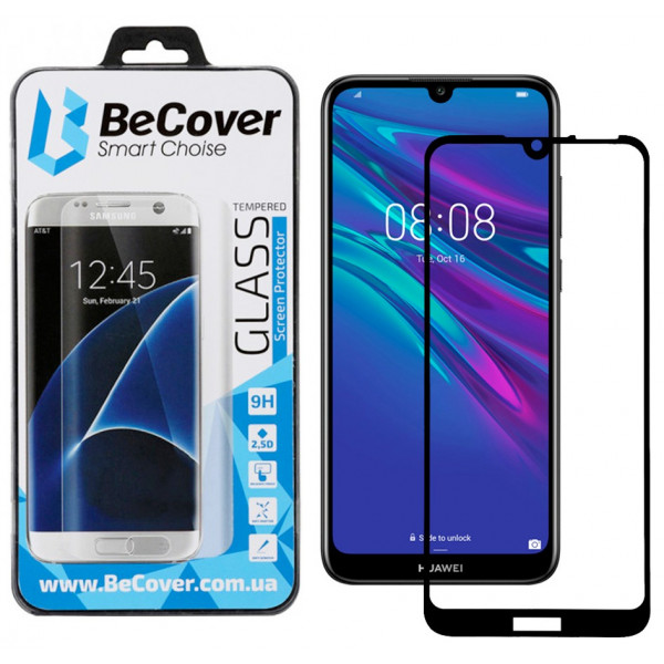 Фото - Захисне скло для смартфону BeCover for Huawei Y6 2019 Black (703438)