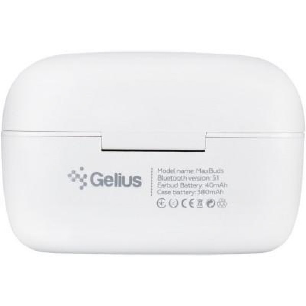 Фото - Навушники вкладиші бездротові TWS Gelius MaxBuds GP-TWS025 White (89113)