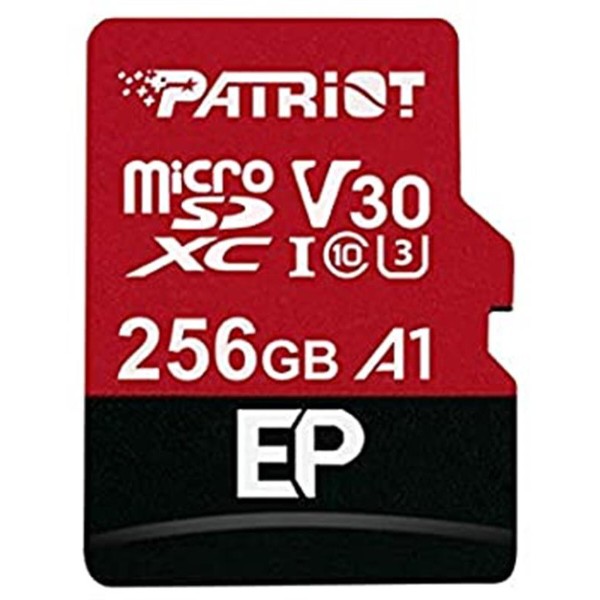 Фото - Карта памяти Patriot MicroSDXC 256GB UHS-I/U3 Class 10 EP A1 R90/W80MB/s + SD-adapter (PEF256GEP31MCX)