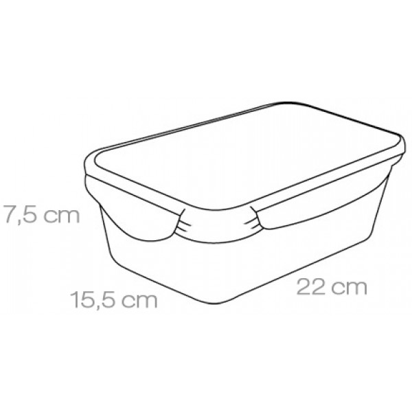 Фото - Емкость для хранения tescoma 892066 Freshbox 1.5 л