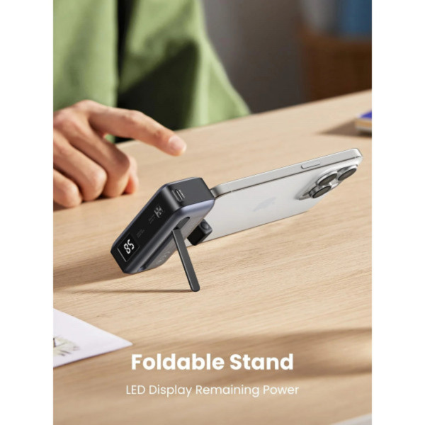 Фото - Батарея мобільна UGREEN 5000mAh 22,5W USB-C In/Out, with build-in Type-C connector PB503 Gray (35338)