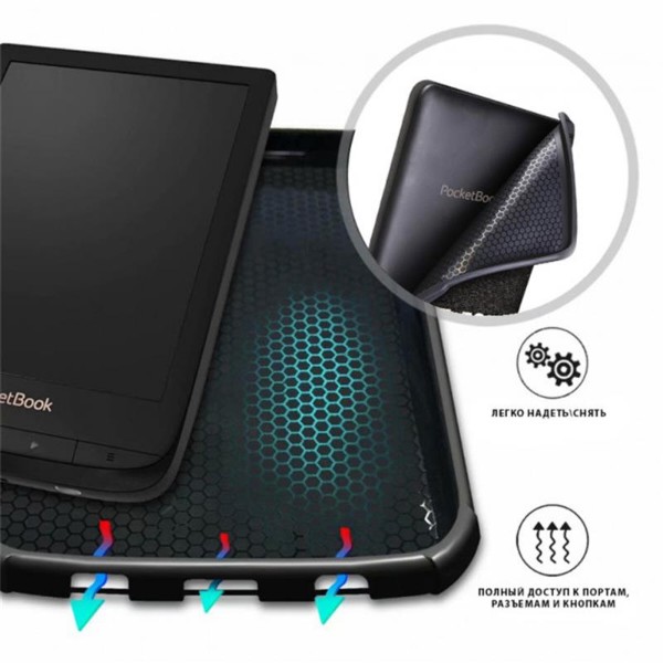 Фото - Чохол для електронної книги AIRON Premium for PocketBook 606/628/633 Don't Touch (4821784622175)