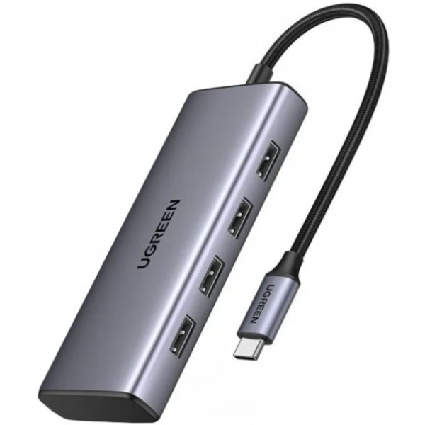 Фото - Хаб USB UGREEN USB 3.0 Type-C 1хUSB-A 3.0/3хUSB-A 2.0/2xHDMI 4K 30Гц  PD CM498 (35897)