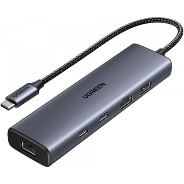 Фото - Хаб USB UGREEN USB 3.2 Type-C 1xUSB-A 3.2/ 1xUSB-A 2.0/2xUSB-C 3.2/ RJ45 PD CM512 Gray (45320) Фото - Хаб USB UGREEN USB 3.2 Type-C 1xUSB-A 3.2/ 1xUSB-A 2.0/2xUSB-C 3.2/ RJ45 PD CM512 Gray (45320)