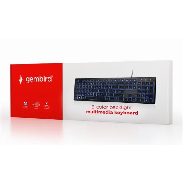 Фото - Клавиатура проводная Gembird KB-UML3-01-UA Black USB
