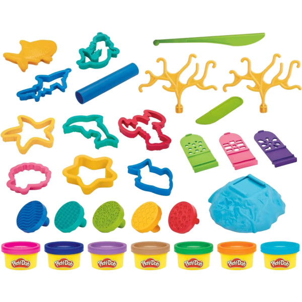 Фото - Набори для ліплення Hasbro Play Doh Креативні колекції IMAGINE UNDERWATER SET (F7384_F8163)