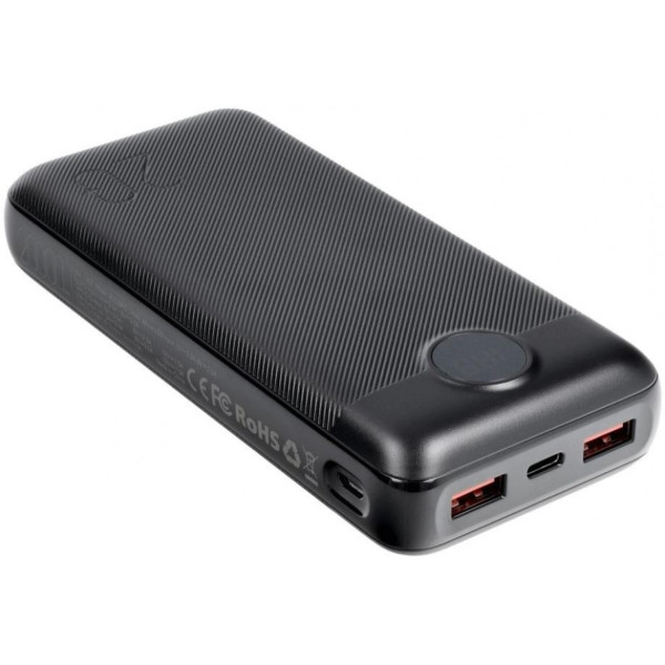 Фото - Батарея мобильная Veger L20S Ulta Slim PD QC3.0 20W 20000mAh Black VP2039PD (6970453555362)