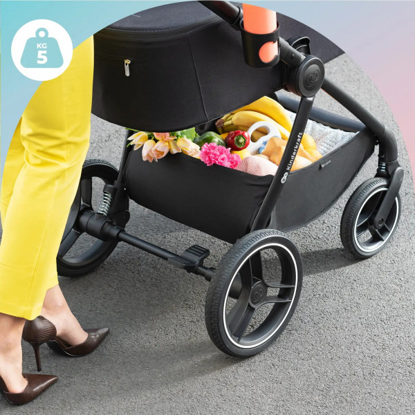 Фото - Коляска універсальна 2 в 1 Kinderkraft Nea Platinum Grey (KSNEA000GRY2000)