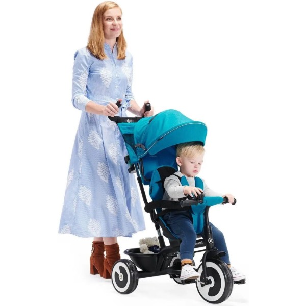 Фото - Триколісний велосипед Kinderkraft Aston Turquoise (KKRASTOTRQ0000)