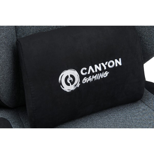 Фото - Крісло для геймерів Canyon Boulder XLCH01 King Size Grey (CND-XLCH01)
