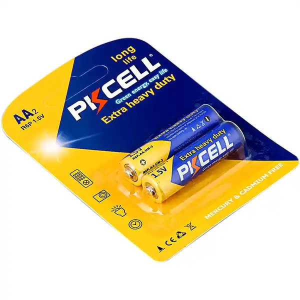 Фото - Батарейка тип AA PKCELL AA/HR6 2 шт. (PC/R6P-2B)
