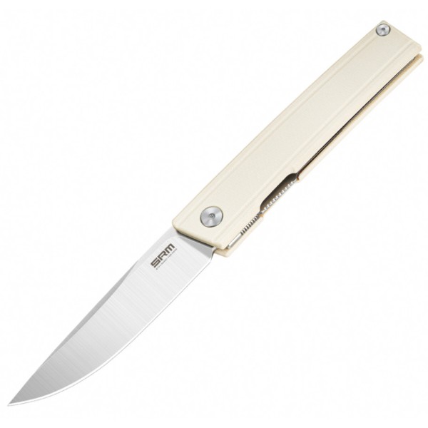 Фото - Нож туристический SRM Gent 401LC-GT White