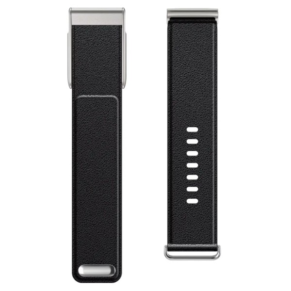 Фото - Ремешок для фитнес-браслета Armorstandart Leather Loop for Whoop MG Black with Siver (ARM93094)