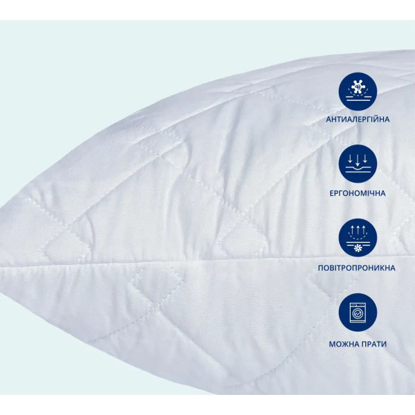 Фото - Подушка стандартная IDEIA серии Classic Soft 50х70 см антиаллергенный аналог лебединого пуха (8-31135)