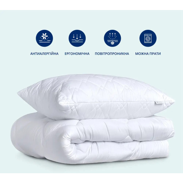 Фото - Подушка стандартная IDEIA серии Classic Soft 50х70 см антиаллергенный аналог лебединого пуха (8-31135)