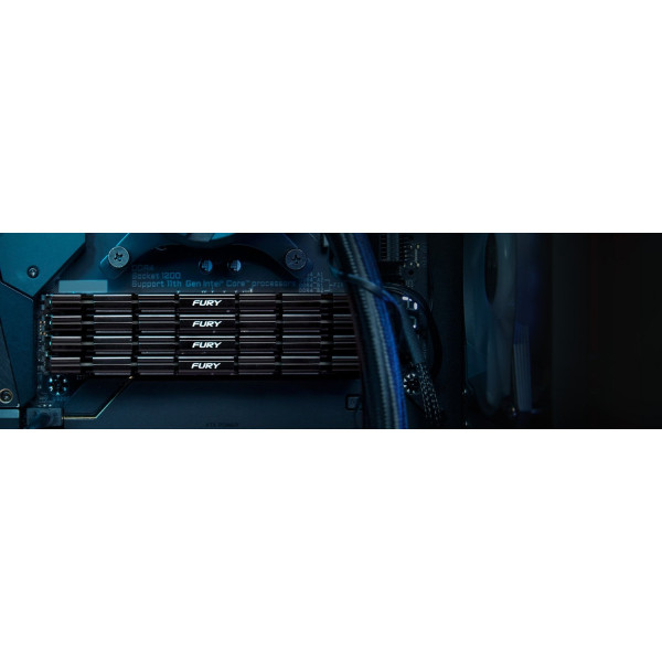 Фото - Память DDR Kingston DDR4 8GB 3200 FURY Renegade Black (KF432C16RB2/8)