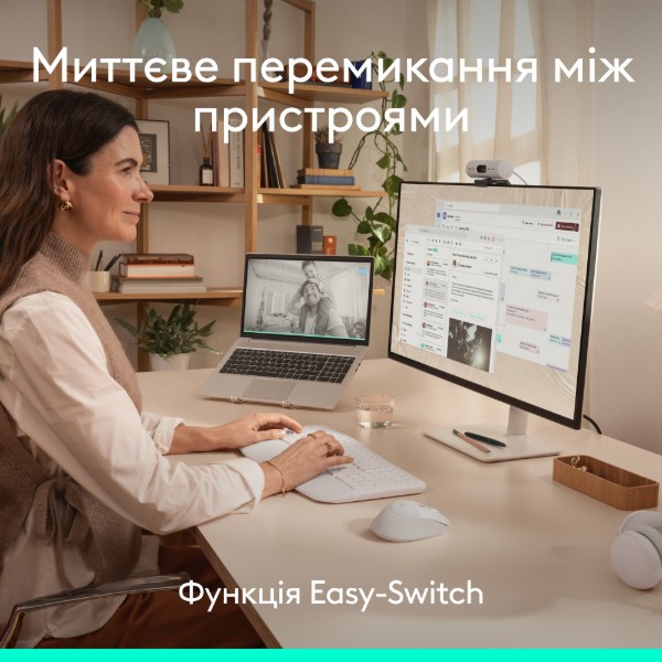 Фото - Миша бездротова Logitech Signature Comfort Plus M850L Off-White (910-007716)