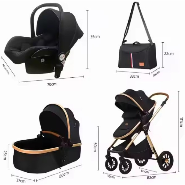 Фото - Коляска универсальная 2 в 1 Kidilo H2D (Grey)