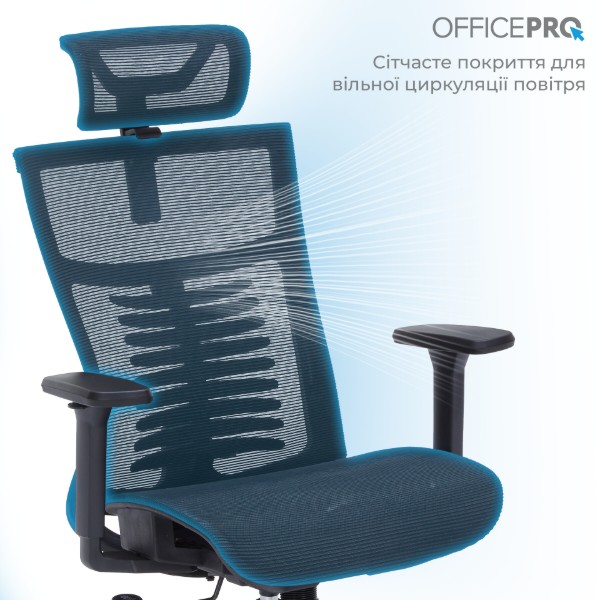Фото - Крісло офісне OfficePro Balance (OC620-B-B-B) Black