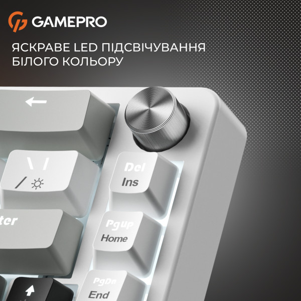 Фото - Клавиатура проводная игровая GamePro Genesis Silverlight  (MK116)