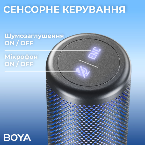 Фото - Микрофон для компьютера проводной Boya K3-02 RGB Black