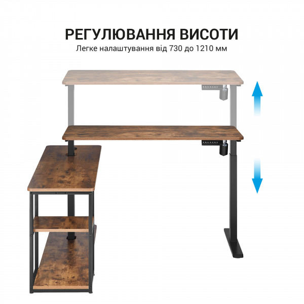 Фото - Стіл комп'ютерний OfficePro ODE119WB