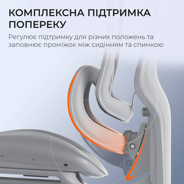 Фото - Крісло офісне Sihoo DORO C300 Pro Mesh White with footrest (DORO-C300-PRO-M102-JT)